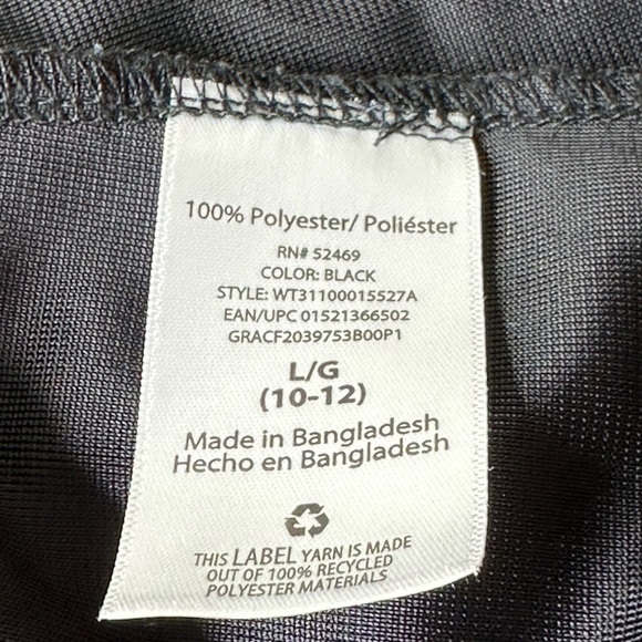 Cobweb Metallic Mesh Halloween Skirt Black Silver Girls L 10-12 - Picture 6 of 8